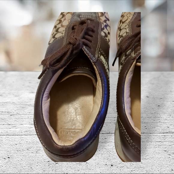 Coach noella brown sneaker/shoe size 9M - Picture 11 of 16